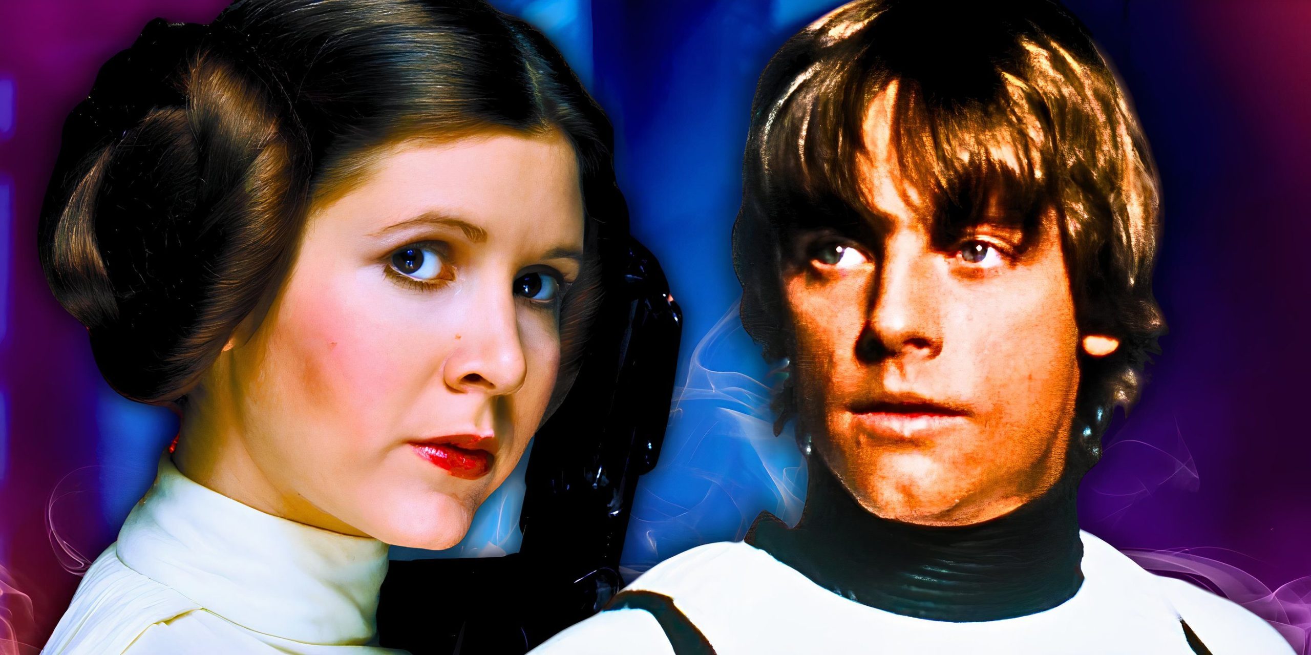 Leia intercambia lugares con Luke en este brillante arte de Star Wars