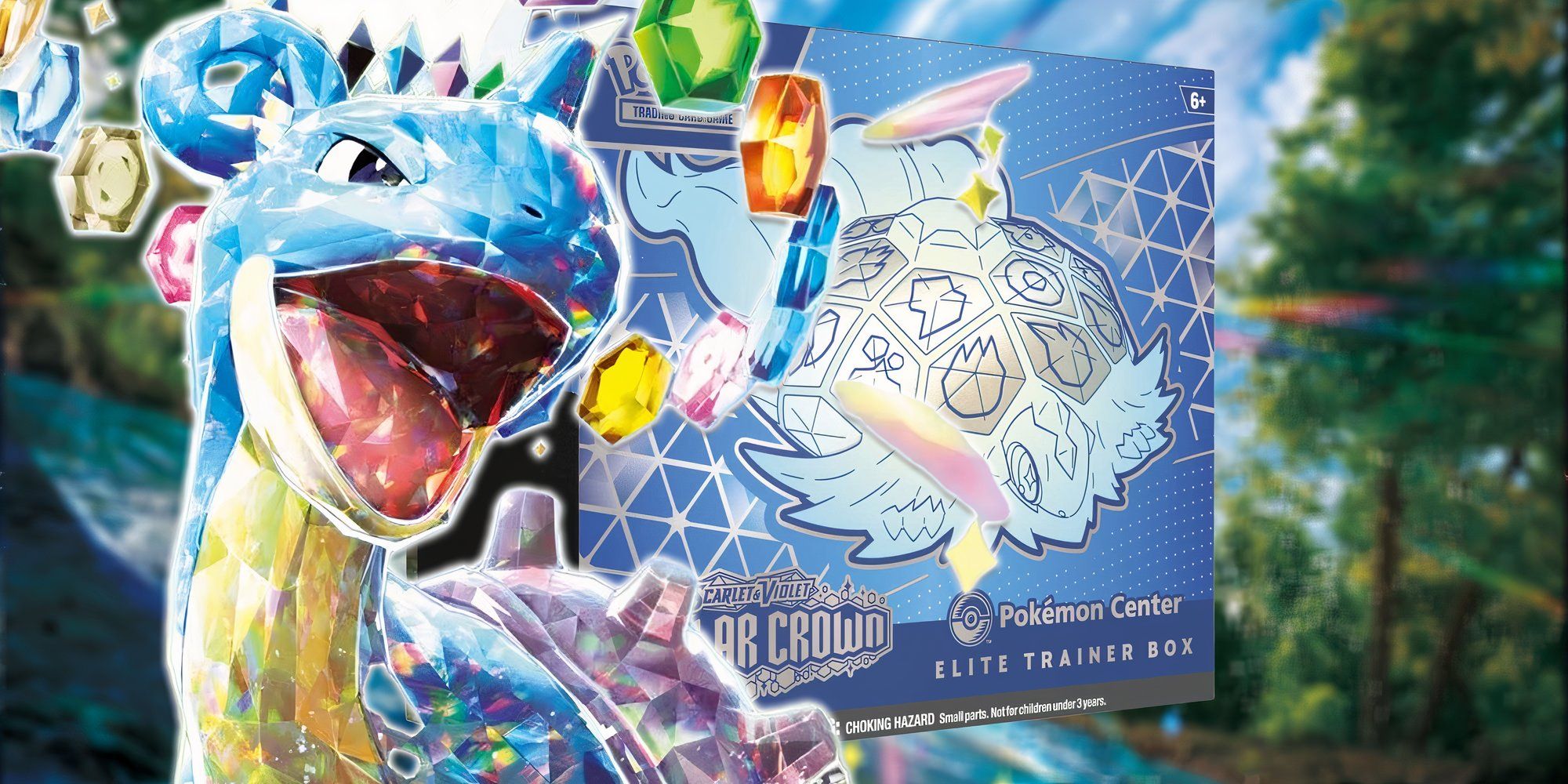 Todo lo que contiene la caja de Entrenador Élite de la Corona Estelar de TCG de Pokémon