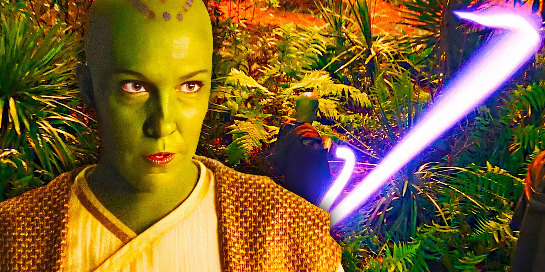 La estrella Rebecca Henderson revela los secretos del nuevo látigo de sable de luz de Acolyte
