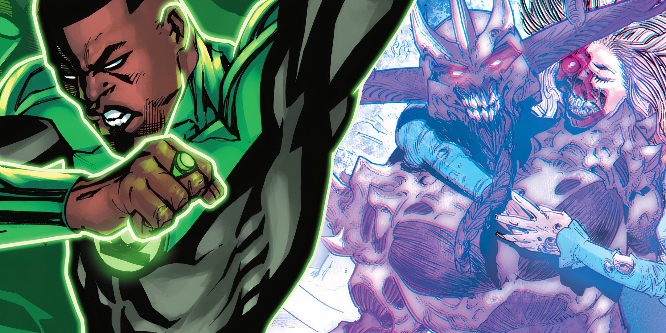 "Te están rehaciendo como un avatar de un dios antiguo": el nuevo y horripilante rediseño de Green Lantern es el más oscuro de su historia