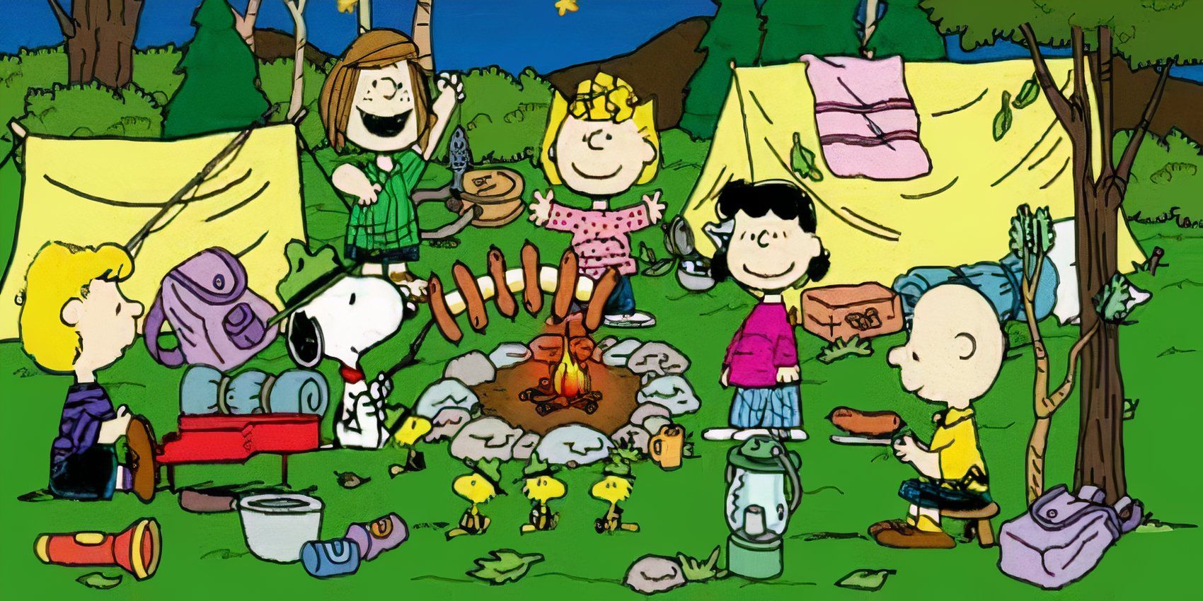 Los 10 cómics más divertidos de Peanuts que acaban de cumplir 30 años (Charlie Brown y Snoopy van al campamento)