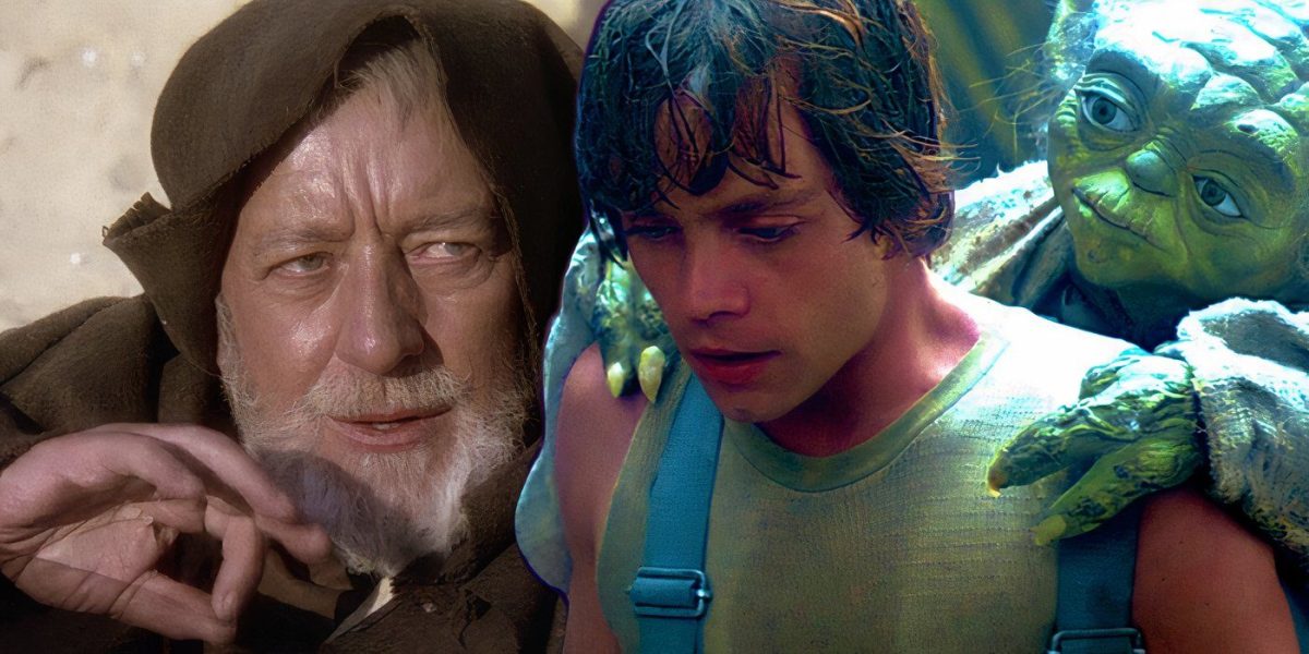 El primer uso del truco mental Jedi por parte de Luke Skywalker es la parte más genial de su entrenamiento en Dagobah
