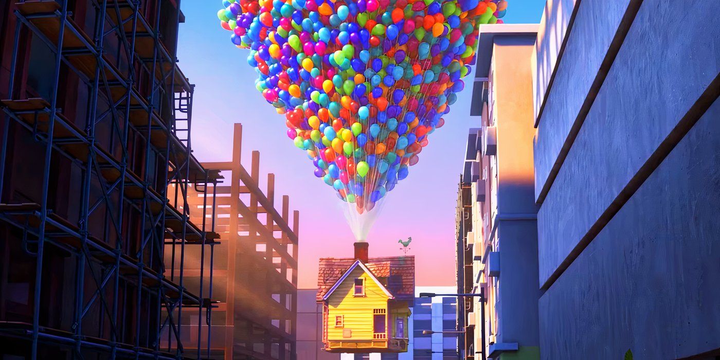 La casa de Carl y los globos flotantes de Up: una recreación increíble con solo chocolate