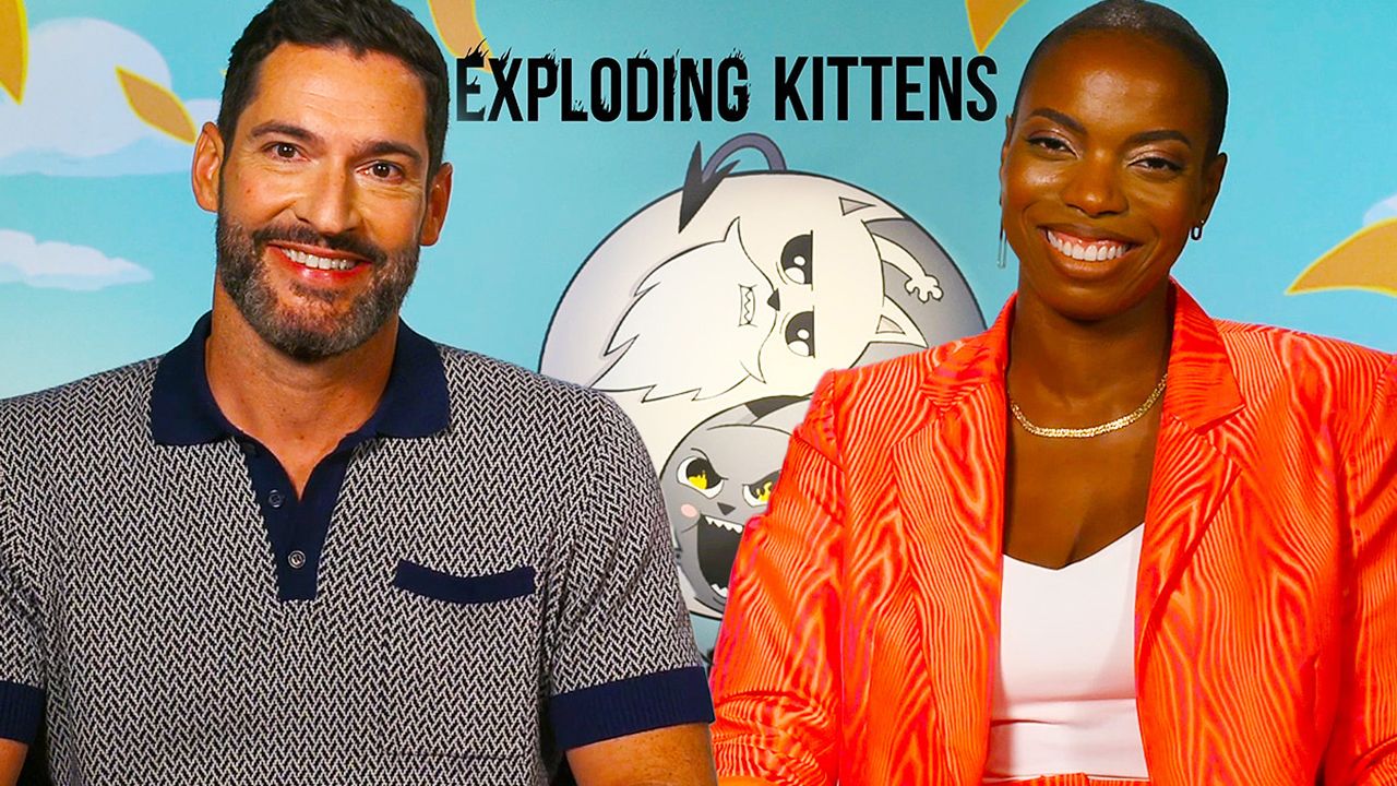 Tom Ellis y Sasheer Zamata hablan de los “extraños” paralelismos con Lucifer en la serie Exploding Kittens