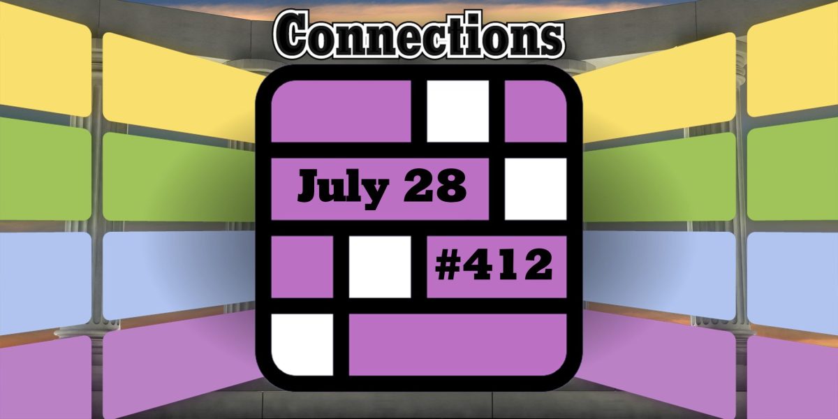 Pistas y respuestas de Connections de hoy para el 28 de julio de 2024 (rompecabezas n.° 412)