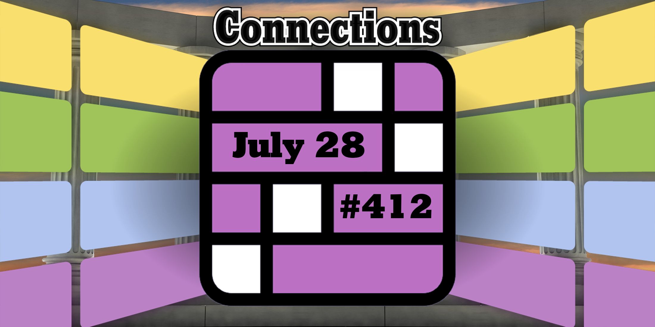 Pistas y respuestas de Connections de hoy para el 28 de julio de 2024 (rompecabezas n.° 412)