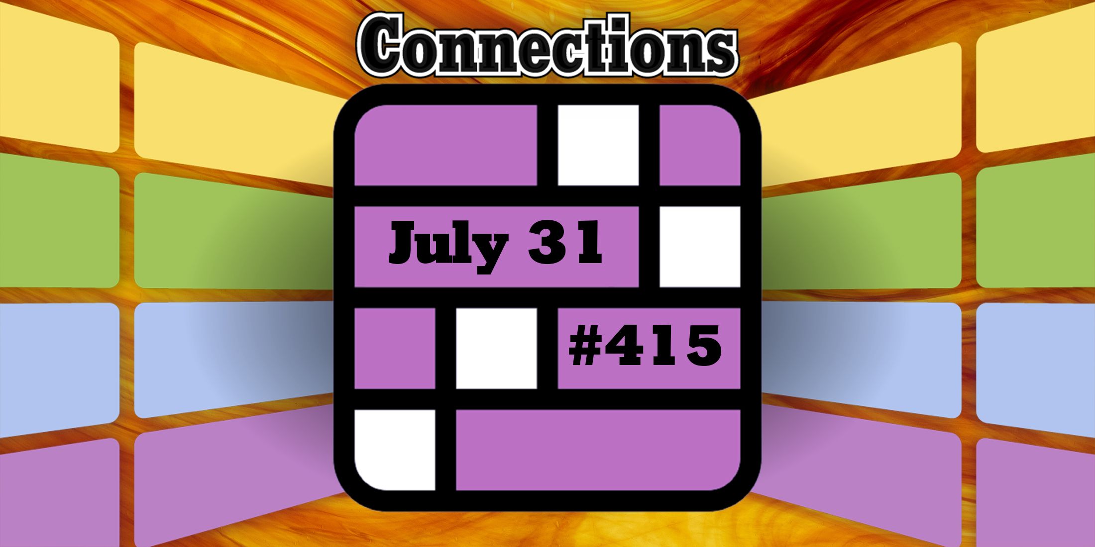 Pistas y respuestas de Connections de hoy para el 31 de julio de 2024 (rompecabezas n.° 415)