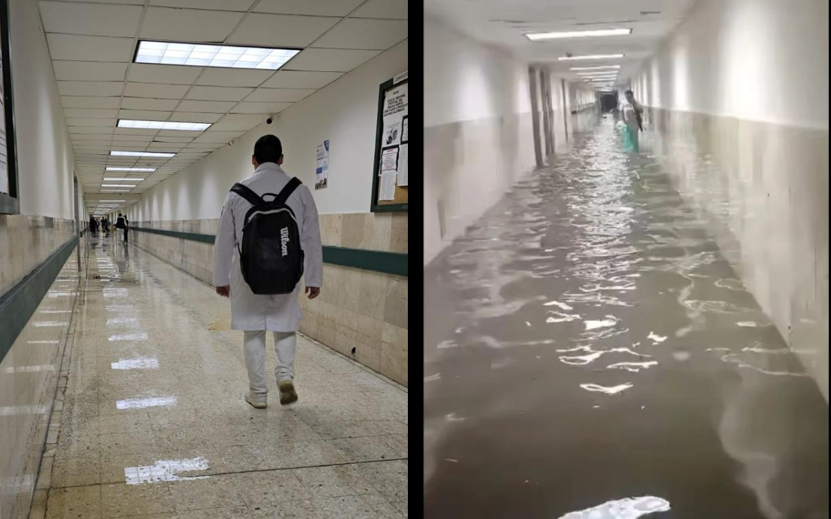 Controlan inundación de sótano en hospital IMSS en Tamaulipas