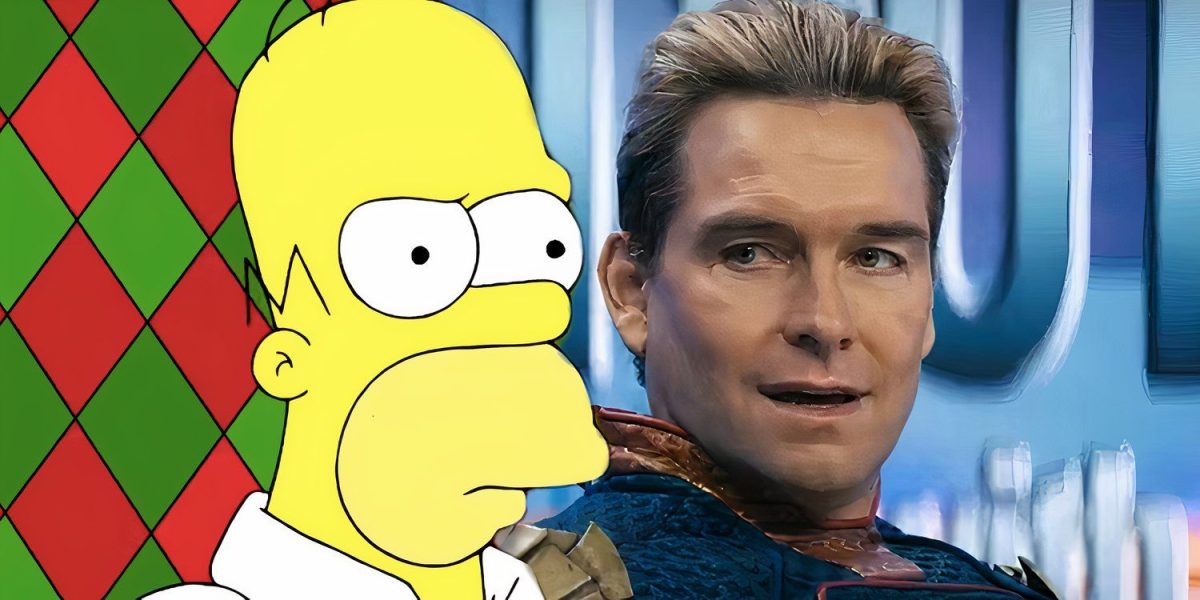 Homer se convierte en Homelander y sigue estrangulando a Bart en el arte crossover de The Boys y Los Simpson