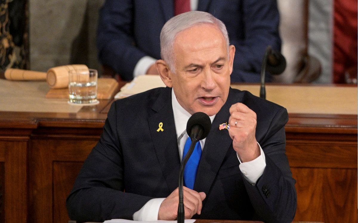 Netanyahu le agradece a Biden por ser un 'orgulloso sionista' en Congreso de EU