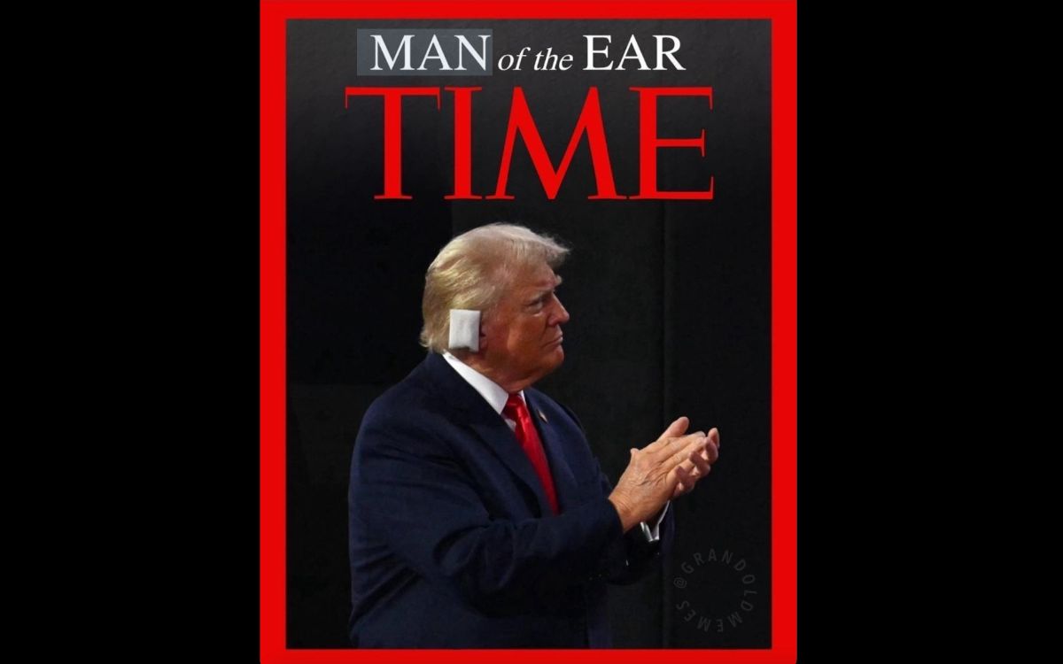 Revista Time: Aparece portada falsa de Donald Trump tras atentado