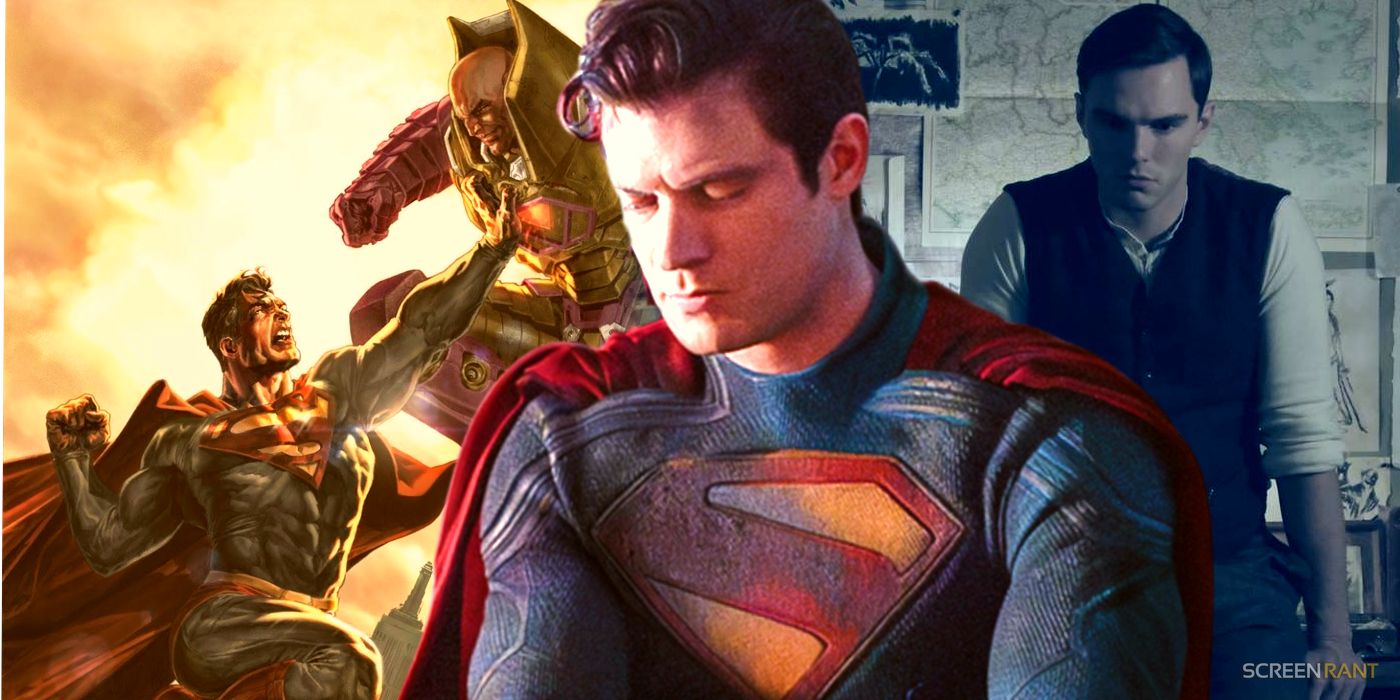 Superman de David Corenswet y Lex Luthor de Nicholas Hoult tienen su primer enfrentamiento en el DCU imaginado en DC Art