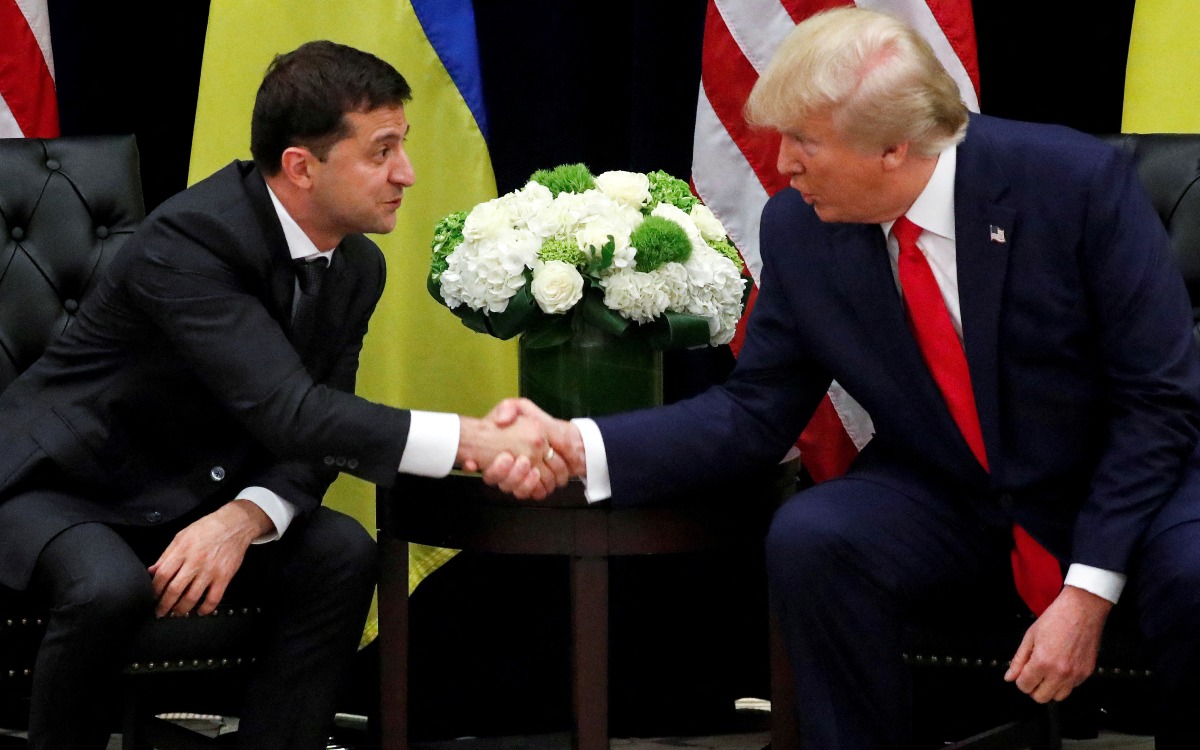 Trump promete a Zelenski poner "fin a la guerra" con Rusia