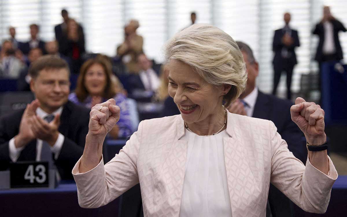 Ursula von der Leyen es reelegida como presidenta de la Comisión Europea