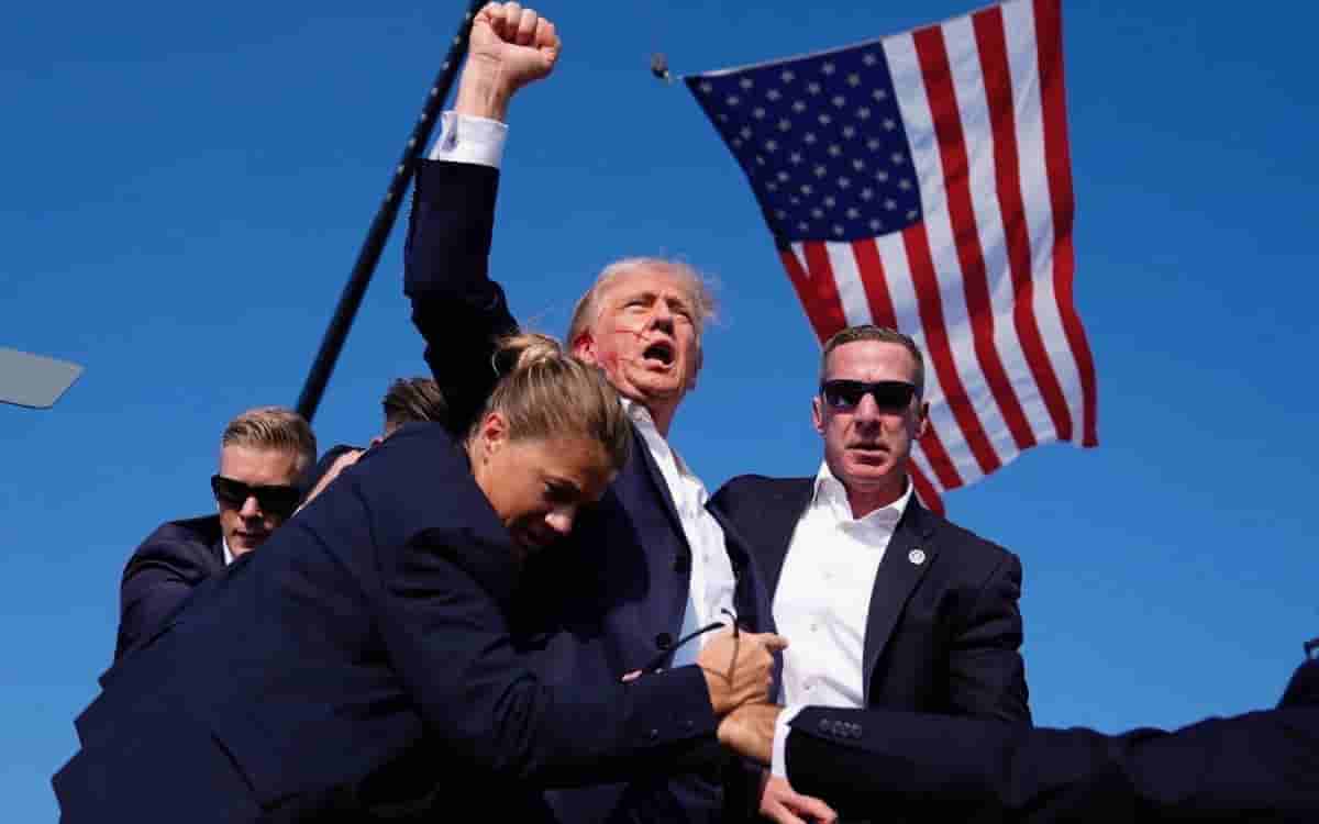 Videos | Hieren a Trump en acto de campaña en Pensilvania