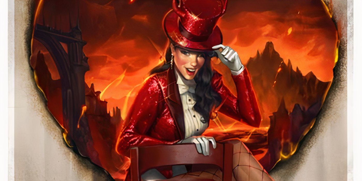 El nuevo disfraz rojo diabólico de Zatanna es un regalo para todos los cosplayers