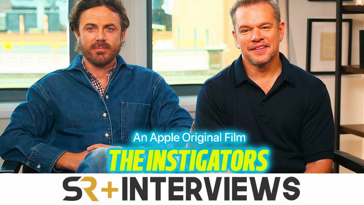 Matt Damon y Casey Affleck, de The Instigators, hablan sobre trabajar juntos en la comedia de atracos entre amigos y Ocean's 14