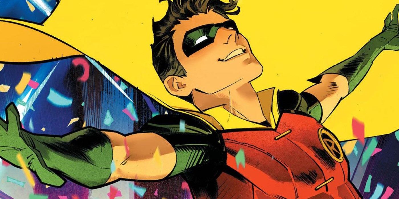 Dick Grayson como Robin en Batman Superman Worlds Finest #6