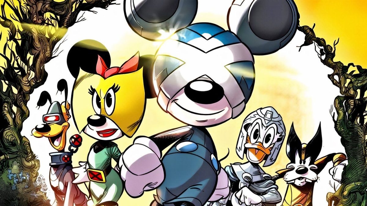 Mickey y sus amigos se unen a los X-Men en Krakoa en la obra de arte oficial de Disney What If?