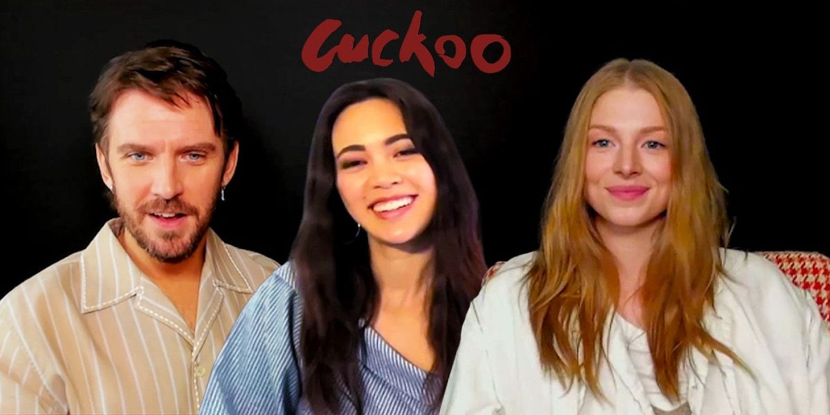 Hunter Schafer, Dan Stevens y Jessica Henwick se entusiasman con la nueva película de terror demente Cuckoo