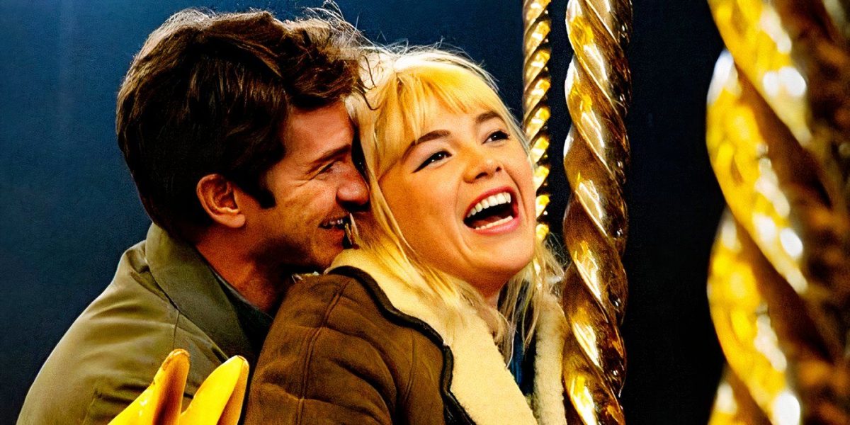 “WHAT ON EARTH”: Una imagen de la nueva película romántica de Andrew Garfield y Florence Pugh se está volviendo viral por una extraña razón