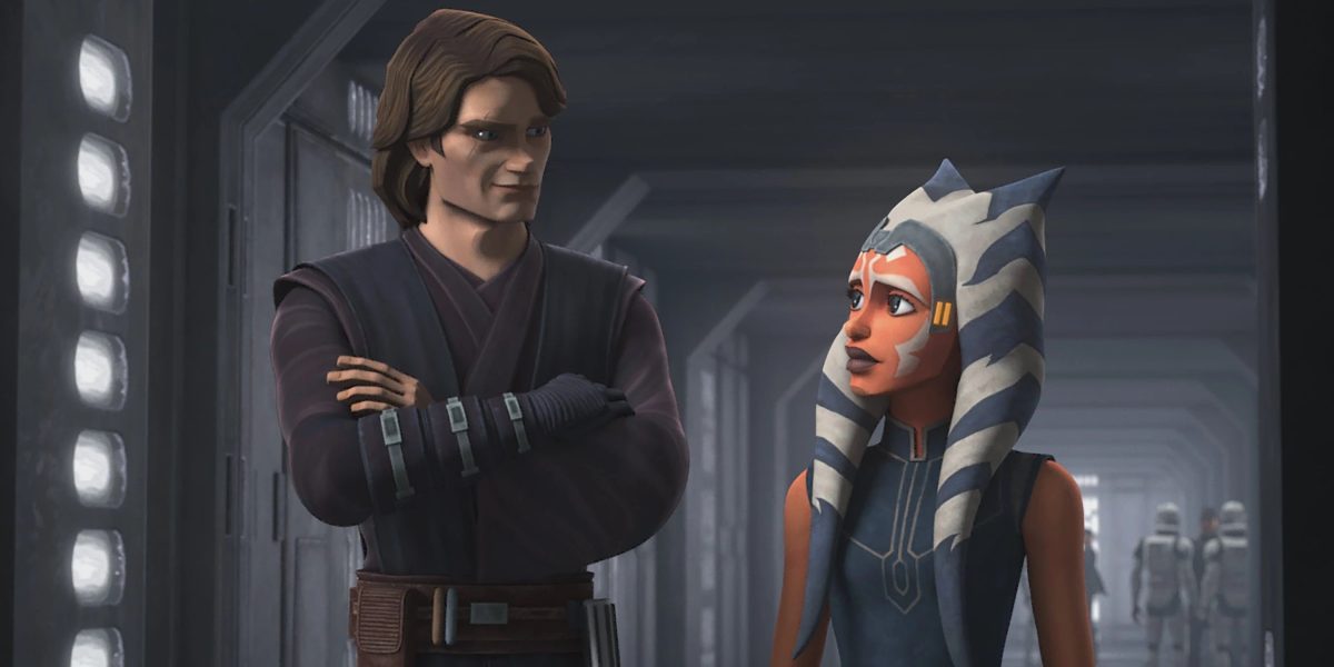 Este adorable dibujo de Clone Wars destaca la divertida relación entre Anakin y Ahsoka