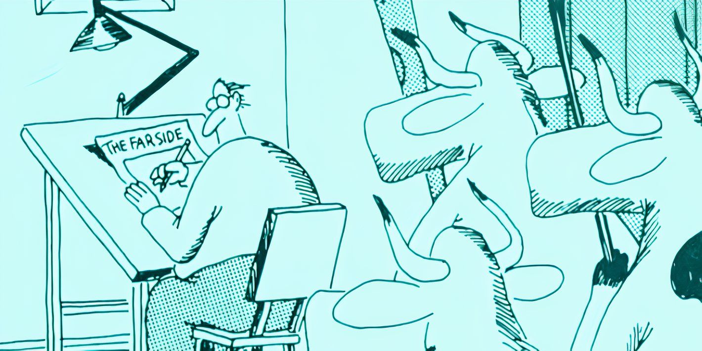 Gary Larson de Far Side habla sobre la clave para crecer como artista