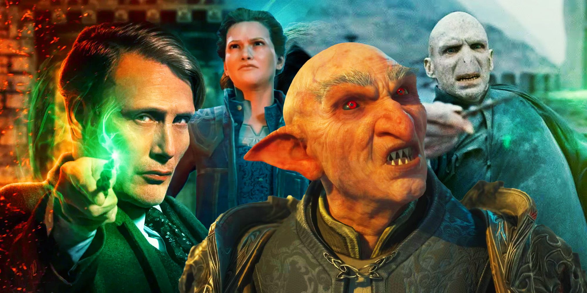 ¿Cómo se compara el villano de Hogwarts Legacy con Lord Voldemort y Grindelwald?