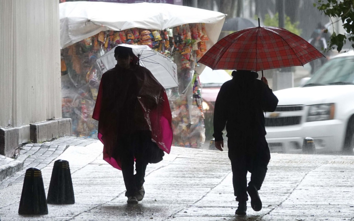 CDMX: emiten alerta amarilla por lluvias fuertes la tarde del domingo