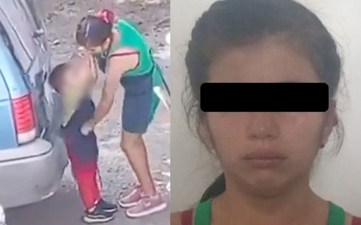 Detienen a mujer en Ecatepec por agarrar a puñetazos a su hijo