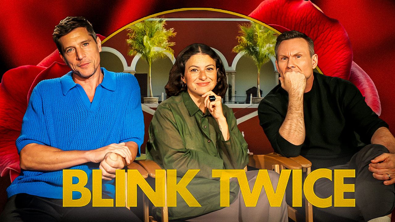 Christian Slater, Alia Shawkat y Simon Rex adelantan un giro oscuro en el tercer acto de Blink Twice