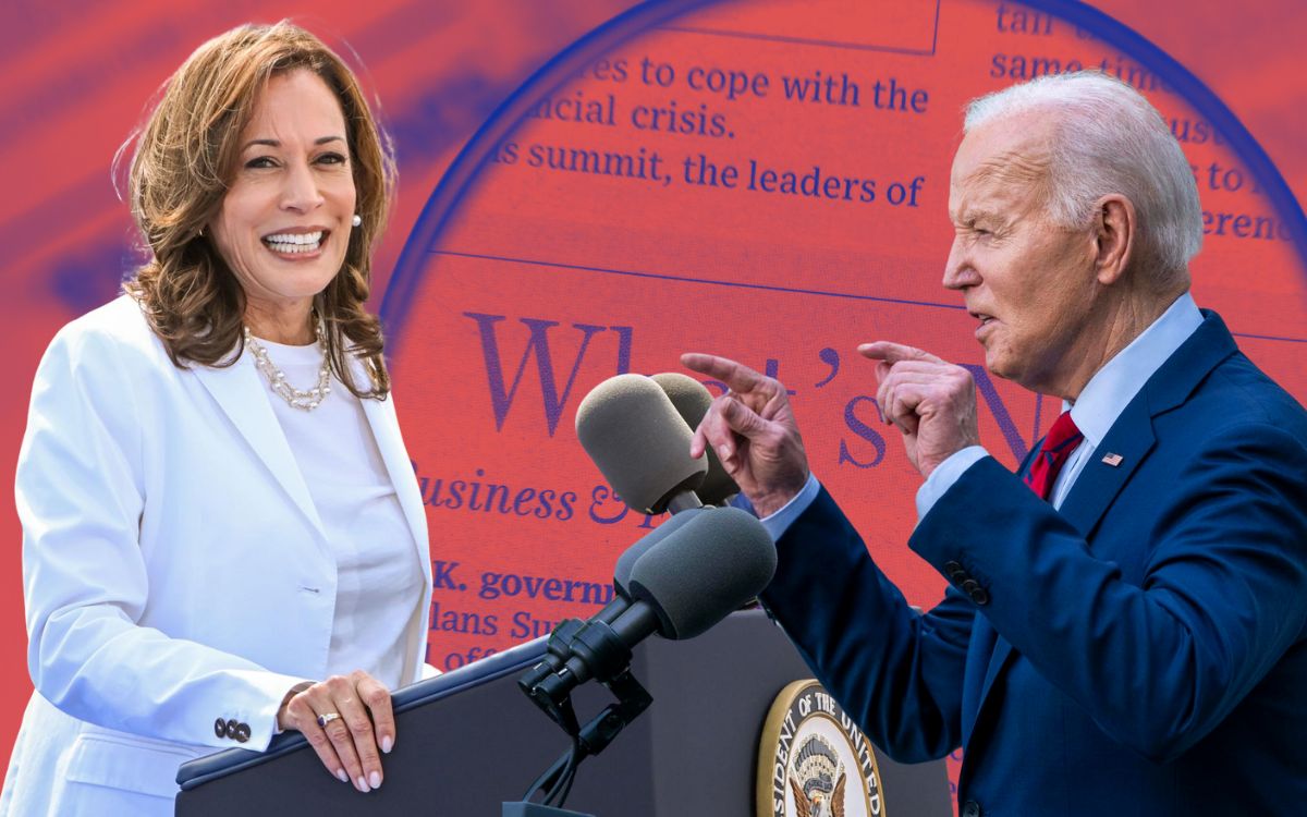 Harris con estrecha ventaja sobre Trump, según sondeo del WSJ