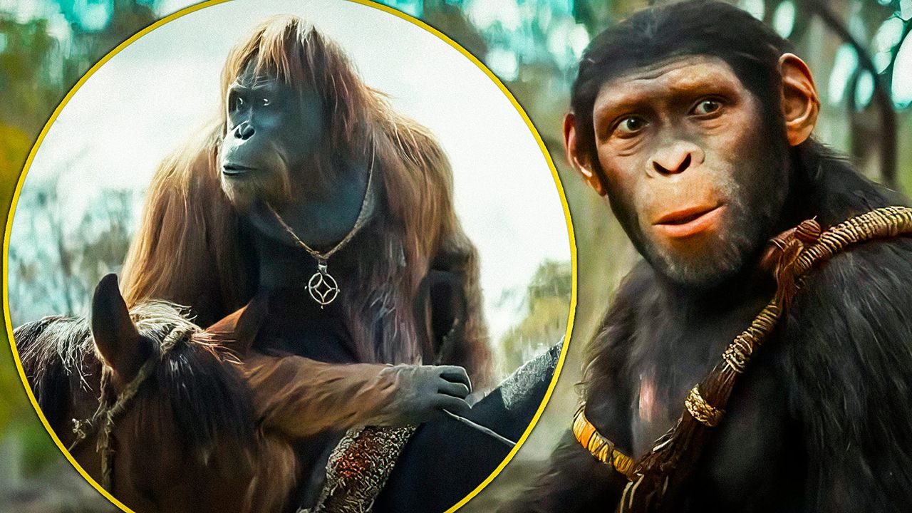 Kingdom Of The Planet Of The Apes lleva a los fans detrás de cámaras de un momento entre Noa y Raka en un nuevo clip