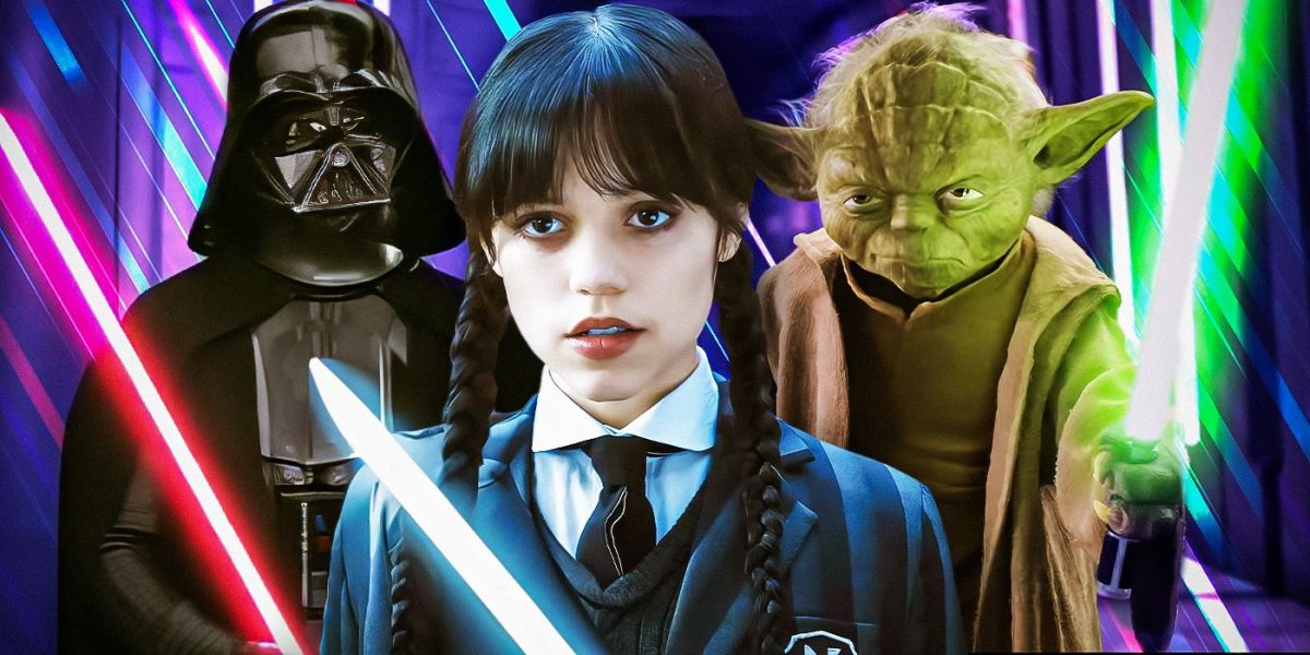 La estrella de Wednesday, Jenna Ortega, se convierte en una Jedi en un nuevo arte de Star Wars