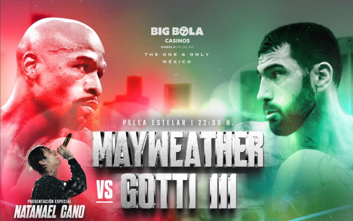 Mayweather y Gotti III se medirán este sábado en una pelea de exhibición en CDMX