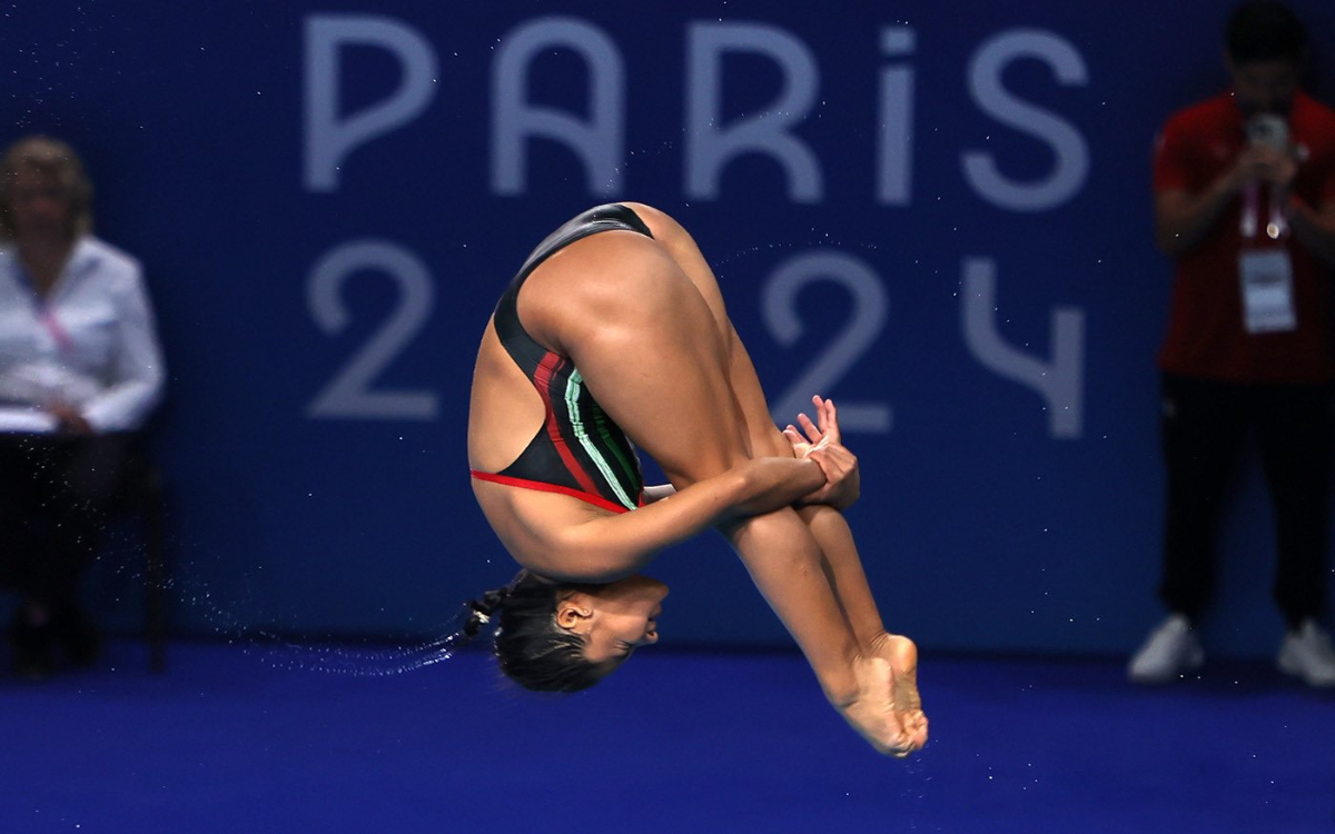 París 2024: Alejandra Estudillo termina sexta en la final de trampolín tres metros