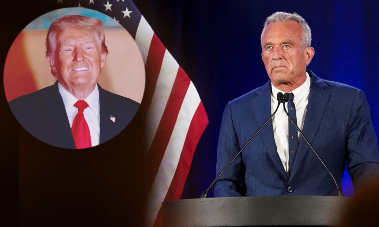 Robert F. Kennedy Jr. apoya a Trump tras suspender su campaña a la presidencia