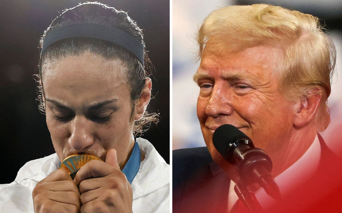 Trump ataca a Imane Khelif; acusa a Kamala de querer ‘hombres’ en deportes femeninos