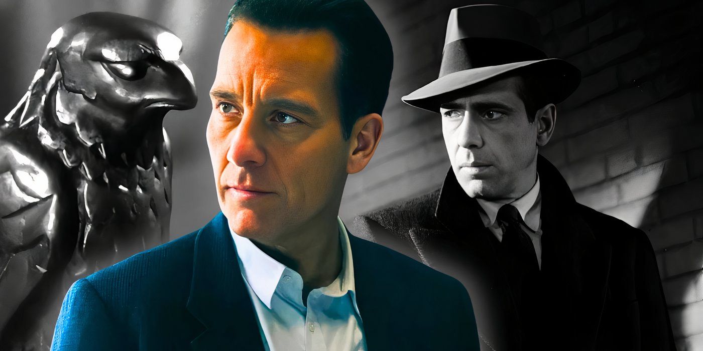 ¿Es Monsieur Spade una secuela de la película El halcón maltés de Humphrey Bogart?