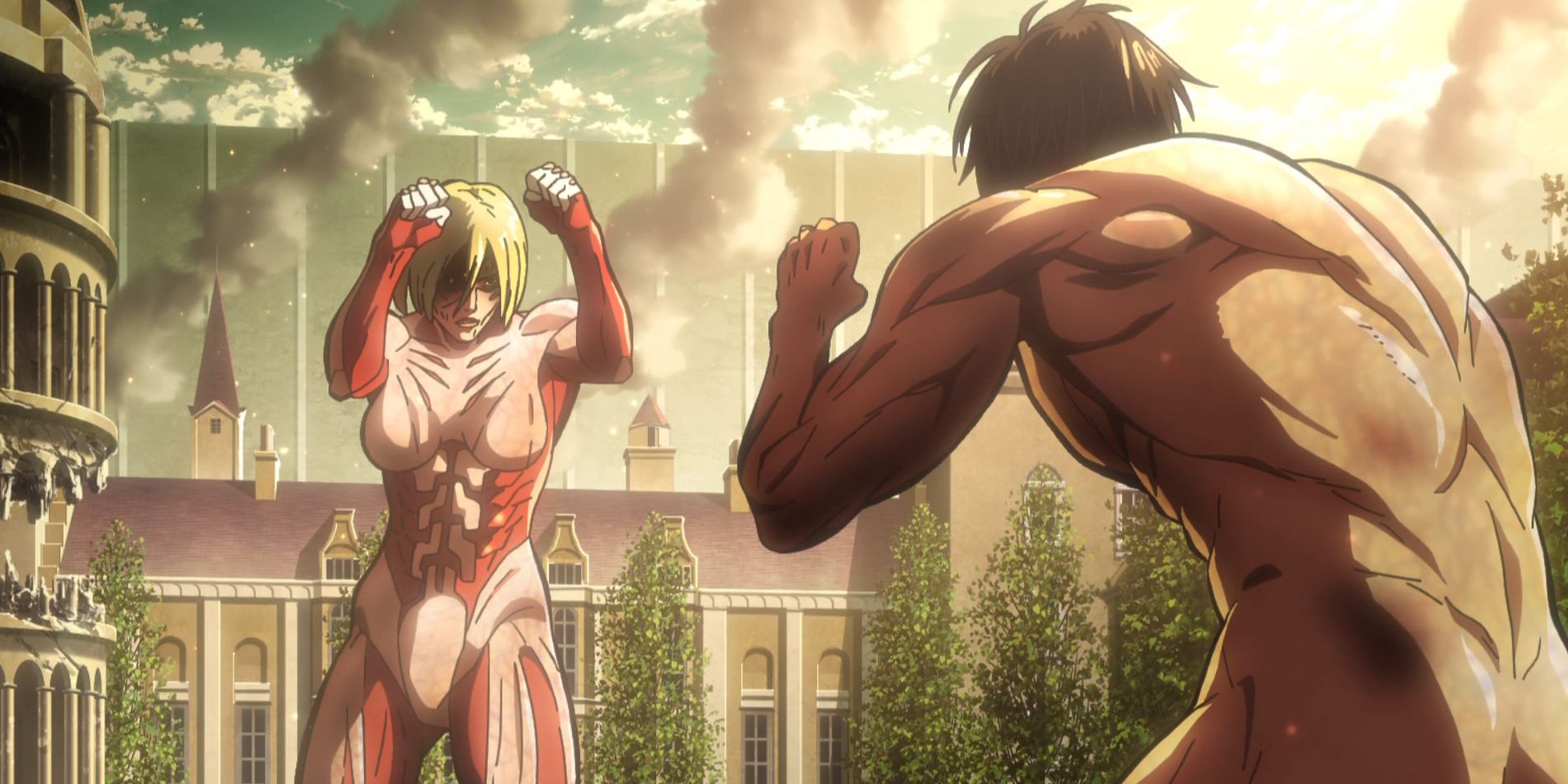 Ataque a los Titanes: los mejores episodios #25 Eren vs. Annie