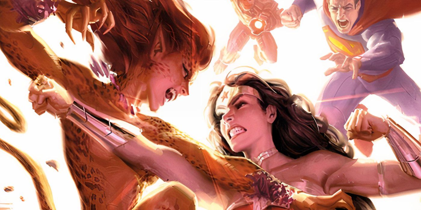 La última pelea postapocalíptica entre Wonder Woman y Cheetah demuestra que son las mejores rivales de DC