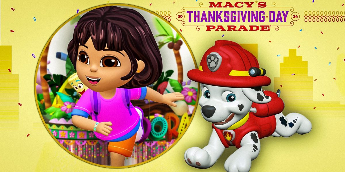 Nickelodeon agrega llamativos elementos de Paw Patrol y Dora al desfile del Día de Acción de Gracias de Macy's