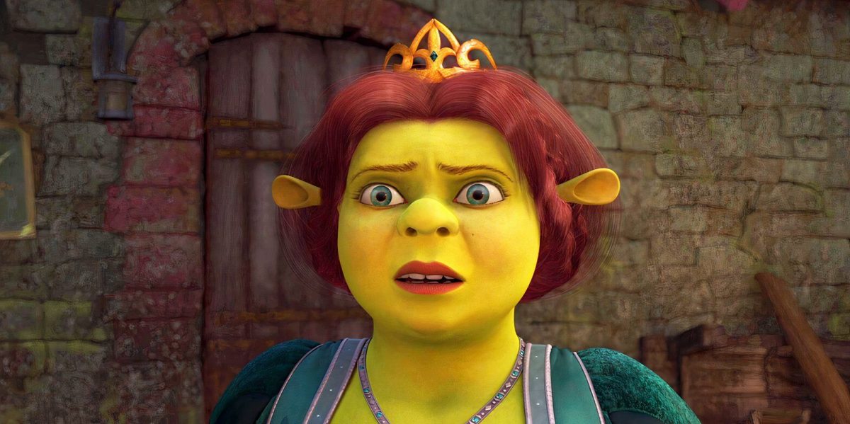 El arte conceptual de Shrek transforma a la princesa Fiona en una figura humana de acción real