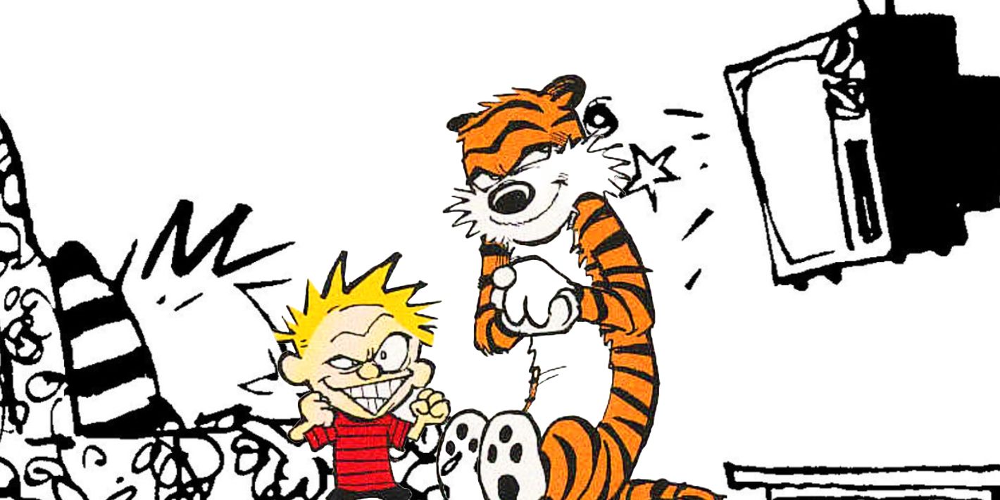 10 cómics divertidos de Calvin y Hobbes sobre la televisión