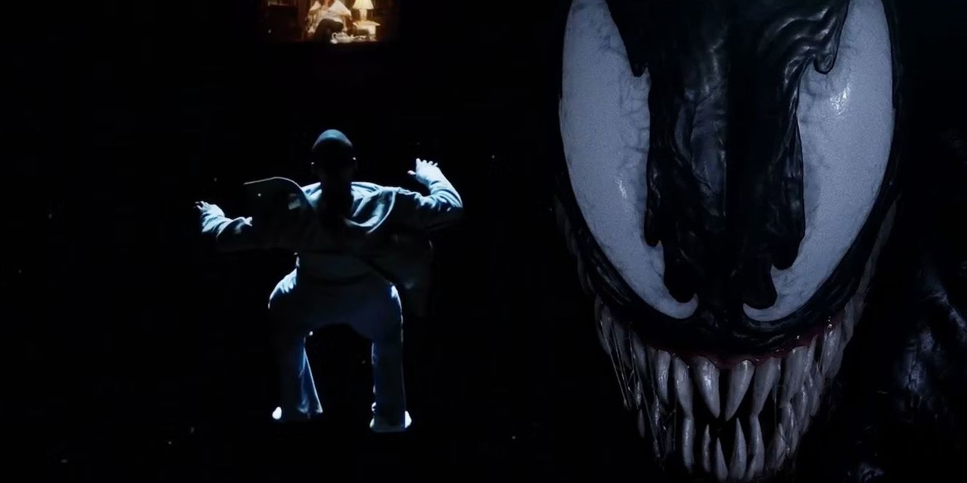 Venom toma como modelo el clásico de Jordan Peele Get Out y revela un nuevo y horripilante detalle de la historia de los simbiontes