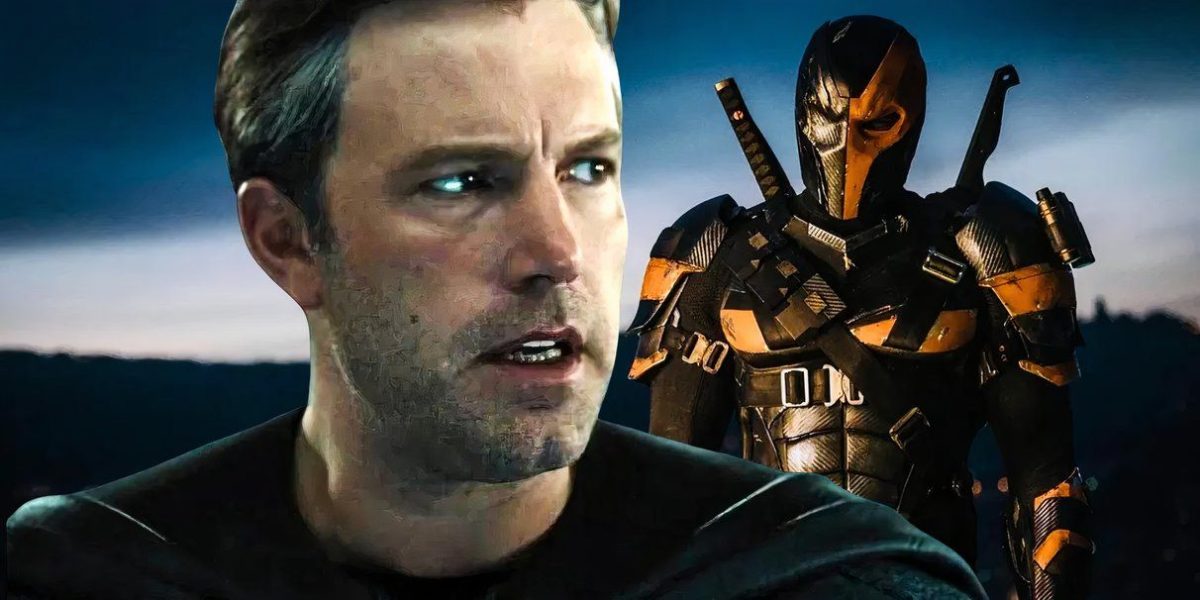 Batman de Ben Affleck lucha contra Deathstroke en un nuevo arte conceptual de la película cancelada del DCEU