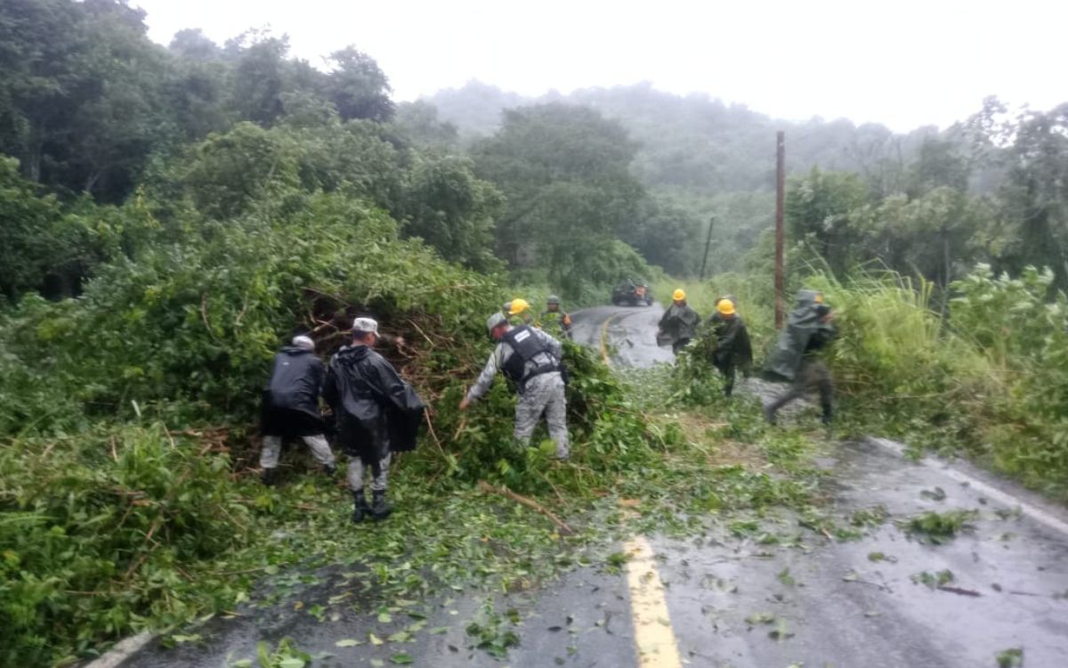 Estas carreteras y aeropuertos fueron afectados por ‘John’ en Guerrero y Oaxaca