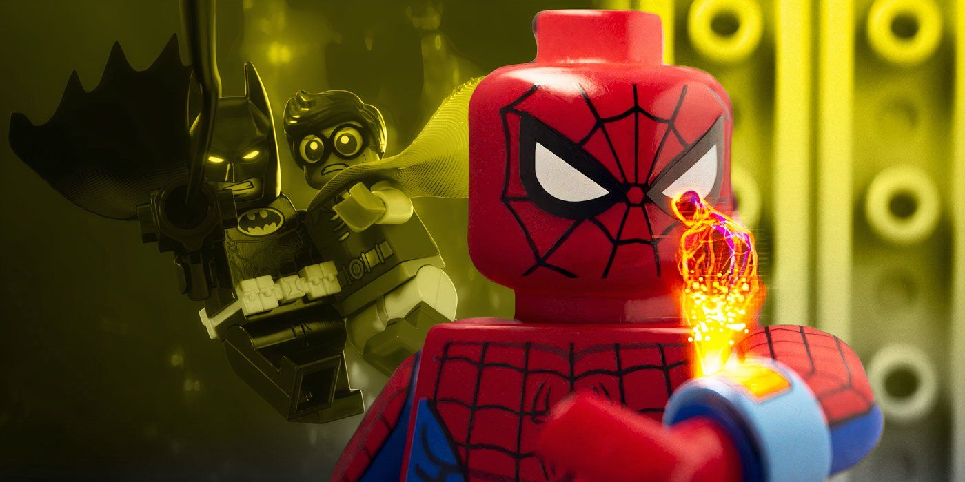 LEGO Batman se encuentra con LEGO Spider-Man de Spider-Verse en el tráiler conceptual de la película crossover entre DC y Marvel