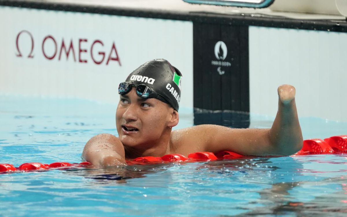 París 2024 | Ángel Camacho se lleva bronce en los 100m libres de la Para Natación