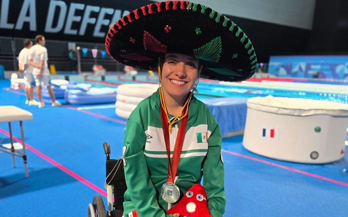 París 2024 | Haidee Aceves firma su segunda medalla de plata en Para Natación